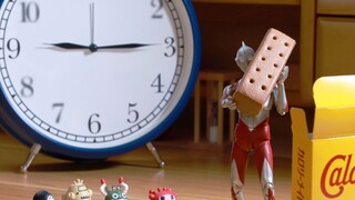 [Ultraman Baru] Animasi stop-motion丨Ultraman mencuri kue bersama monster [Animist]