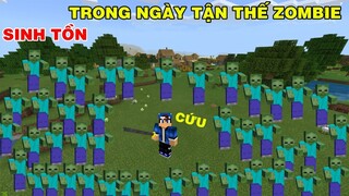 KHI THẾ GIỚI BỊ ZOMBIE TẤN CÔNG VHBOY ĐÃ MƯỢN BỘ GIÁP SIÊU MẠNH ĐỂ CHỐNG LẠI || TRONG MINECRAFT