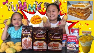 HOW TO MAKE MANGO GRAHAM CAKE RECIPE | PANLASANG PINOY (GRAHAM CAKE NO BAKE)