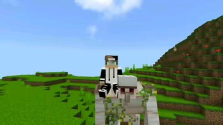 Minecraft tappiiiiiii (Mutant Golem Vs zombie)