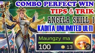 TUTORIAL ANGELA SKILL 1 COMBO MAGE TAK TERKALAHKAN DAN TIPS & TRICK PERFECK WIN #magicchess