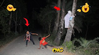 viral Prank Pocong bocil lagi tidur ngakak🤣