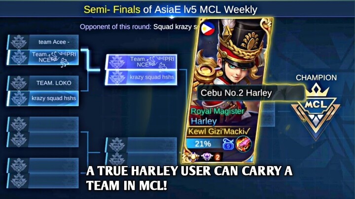 A True Harley User Can Carry A Team in MCL / Gizi'Macki✓ / Harley Gameplay