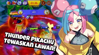 Thunder Pikachu Tewaskan Lawan! - Pokemon Unite