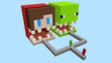 Whitch Mounth Chose JJ & Mikey ? Experiments in minecraft (thanks to Maizen Hypercow & Cakeman)