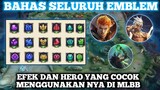 SELURUH FUNGSI EMBLEM DAN HERO OP YANG COCOK MENGGUNAKAN NYA - Mobile Legends