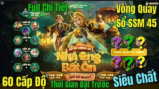 Sổ Sứ Mệnh Mùa 45 Full Chi Tiết 60 Cấp Độ & Vòng Quay Quay-Thời Gian Đặt Trước, Ưu Đãi Khi Đặt Trước