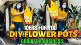 DIY FLOWER POTS | HALAMANG PANG NEGOSYO | Viv Quinto
