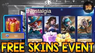 Free Skins Event, New Updates & Much More | Mobile Legends: Bang Bang!