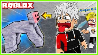 CUMA AKU! MONGSTER TRAVOR CREATURE MALAH DIAJAK TATAP MATA NO KEDIP!!! ROBLOX MIKOCIL