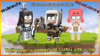 MINI WORLD | THỬ THÁCH CHƠI PARKOUR CÙNG ZINGCON