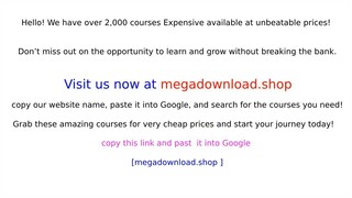 Advanced Direct Response Editor Training download from our website   [ megadownload.shop ]