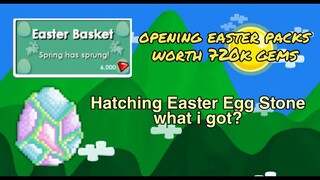 Growtopia Opening Easter Packs Using 720k Gems (2019)