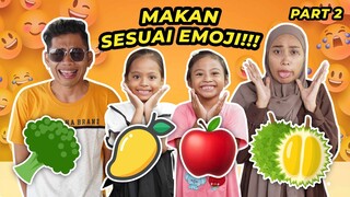 TANTANGAN MAKAN MAKANAN EMOJI PART 2!! HAMPIR MUNTAH!!