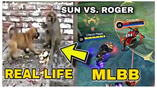 ROGER VS. SUN in REAL LIFE be like....😂😂