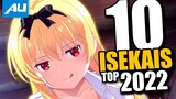 Top 10 ANIMES ISEKAIS estão CHEGANDO em 2022 - Ntop