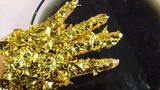 [Handicraft] Mix Dark Water Slime With Gold Foil