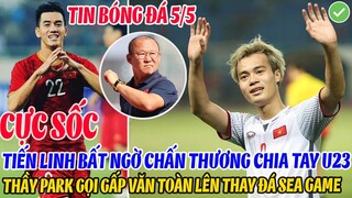 CỰC SỐC: TIẾN LINH BẤT NGỜ CHẤN THƯƠNG CHIA TAY U23, THẦY PARK GỌI GẤP VĂN TOÀN LÊN THAY ĐÁ SEA GAME