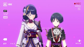 [Genshin Impact MMD]Heart Dance[Scaramouche/RaidenEi/RaidenShogun/KujouSara]