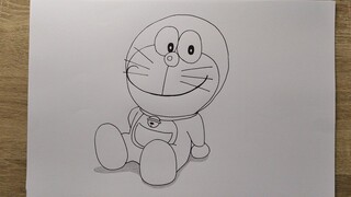 Cara Menggambar Doraemon