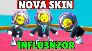 CHEGOU A NOVA SKIN EXCLUSIVA PARA YOUTUBERS (Influenzor) | Stumble Guys