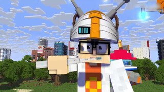 [Minecraft Animation] Thiên tài Wei cuối cùng cũng có được Máy biến hình ba anh hùng Heisei