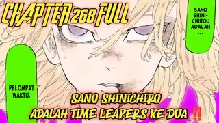 TOKYO REVENGERS CHAPTER 268 FULL -  TERUNGKAP !! SANO SHINICHIRO ADALAH TIME LEAPERS KEDUA !!