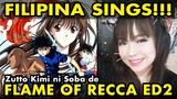 Filipina tries to sing Japanese anime song - FLAME OF RECCA anime ending 2 - cover by Vocapanda
