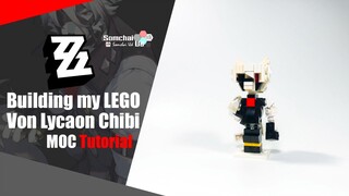 LEGO Zenless Zone Zero Von Lycaon Chibi MOC Tutorial | Somchai Ud