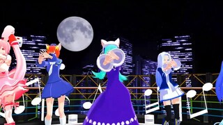 【mmd di gi charat】りんな・みけ・憂鈴・アクア・うさだでtwinkle world