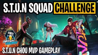 MLBB S.T.U.N SQUAD CHALLENGE, USING S.T.U.N CHOU AND WIN MVP!