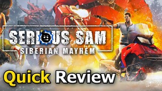 Serious Sam: Siberian Mayhem (Quick Review) [PC]