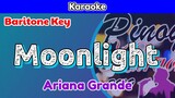 Moonlight by Ariana Grande (Karaoke : Baritone Key)