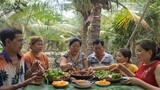 Cá Lòng Tong Kho Quẹt Chấm Rau Vườn Trúng Mánh Một Ngày Đổ Lú | TKQ & Family T949
