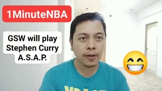 MAKAKABALIK NAMAN PALA SI STEPHEN CURRY