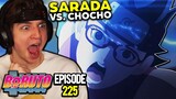 Sarada VS. Cho-Cho DELIVERED!! | Boruto Episode 225 REACTION!!