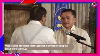 President Duterte in Oath Taking of Senator elect Christopher Lawrence ‘Bong’ Go