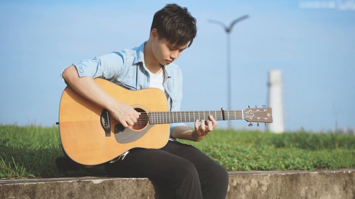 [Fingerstyle] Bluebird "Bluebird" Wu Wuhui cover-guitar fingerstyle demo-Dashu Music House