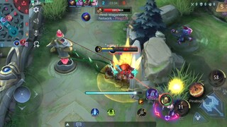 Gusion meet crazy franco in rank game🤣🤣