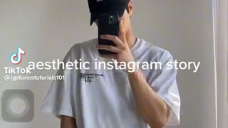 Aesthetic instagram story