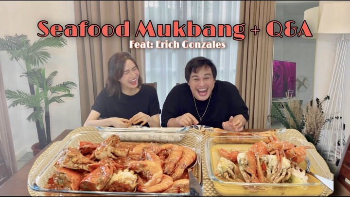 SEAFOOD MUKBANG  + Q&A With Erich Gonzales | MJ Cayabyab Vlog