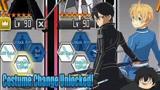 How To Unlock Costume Change! Step 5 Hero Rises Scout In Sword Art Online Memory Defrag