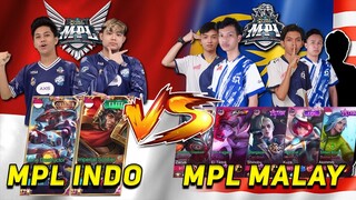 MPL INDONESIA ANTIMAGE + FERXIC LAWAN FULL TEAM MPL MALAYSIA PERTARUNGAN ANTAR NEGARA !!!