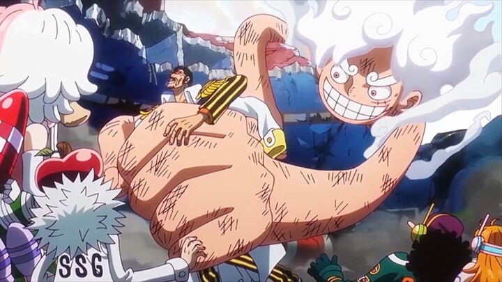 Luffy Gear 5 vs Kizaru epic moment😱🥶