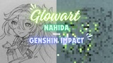 [TIMELAPSE] Glowart Nahida from Genshin Impact😋