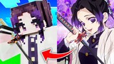 Becoming SHINOBU KOCHO in Minecraft Demon Slayer Mod