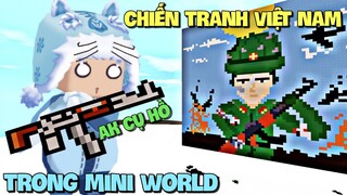 Meowpeo Mini Game | Lần đầu chơi map mô phỏng chiến tranh Việt Nam trong Mini World