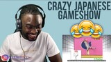 FUNNY CRAZY JAPANESE GAMESHOW (BRAIN WALL) REACTION!!