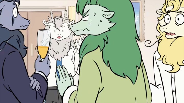 Lielie follows the fashion trend and becomes a giant horned dragon