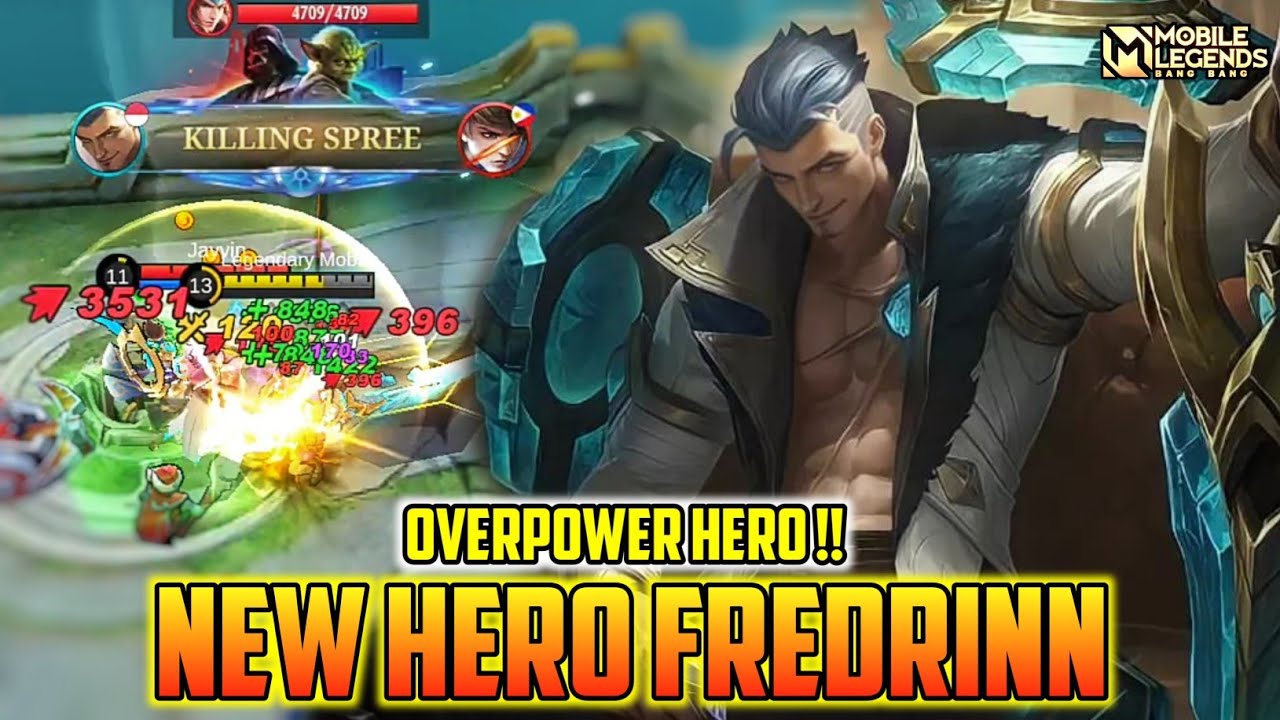 Fredrinn Mobile Legends , Next New Hero Fredrinn Gameplay - Mobile Legends  Bang Bang - BiliBili